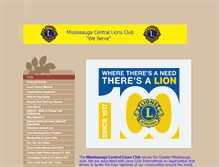 Tablet Screenshot of lionscentral.com